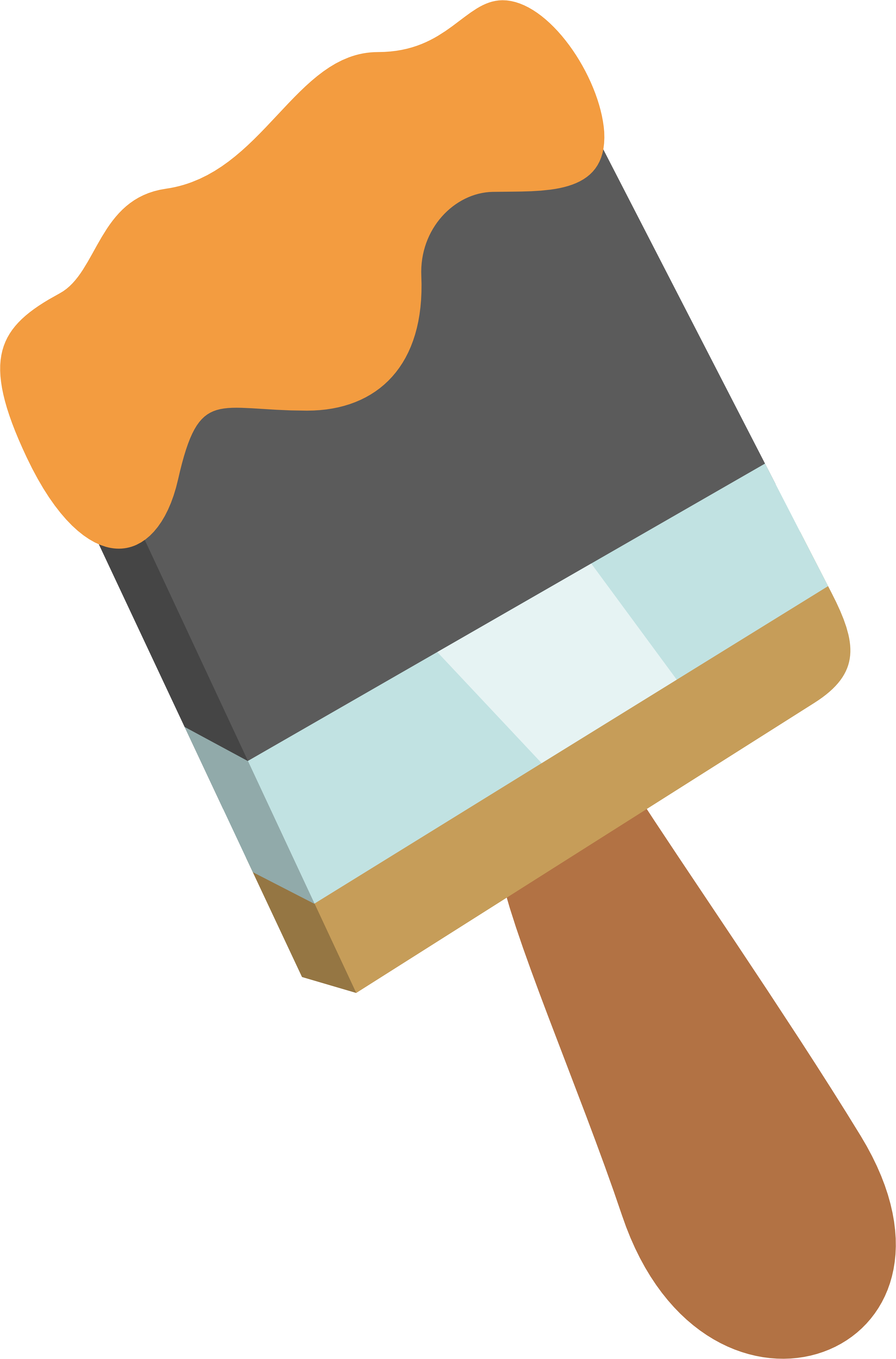 3d paintbrush logo