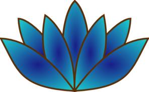 Blue Lotus Clip Art - vector clip art online, royalty ...