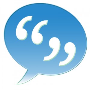 Speech marks clipart