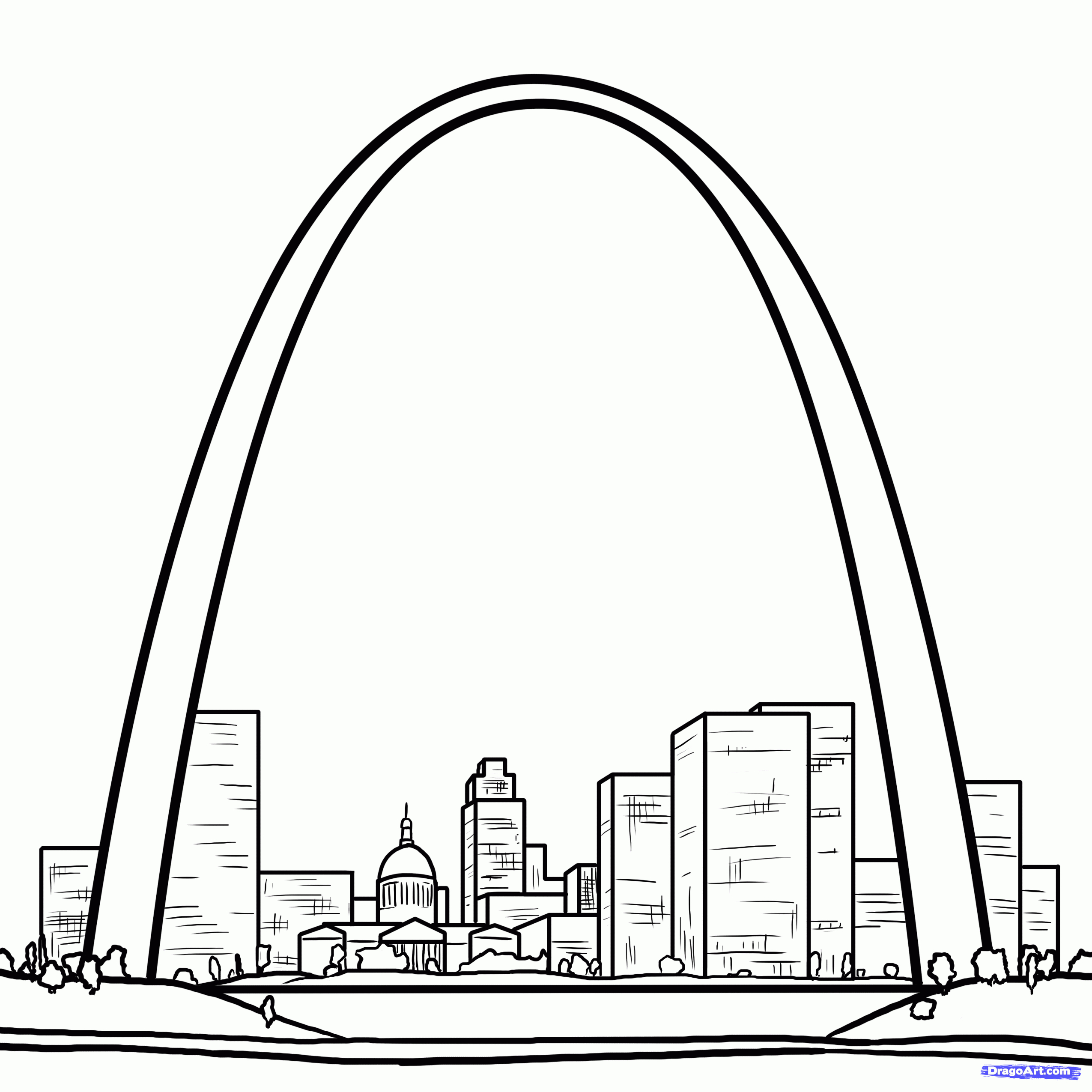 Missouri Arch Clipart