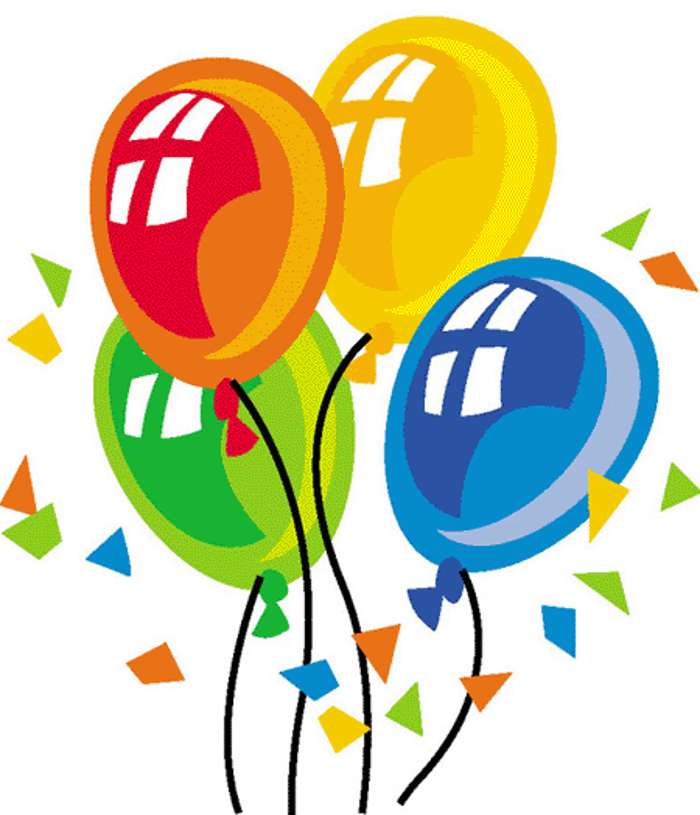 Birthday balloons pictures clip art
