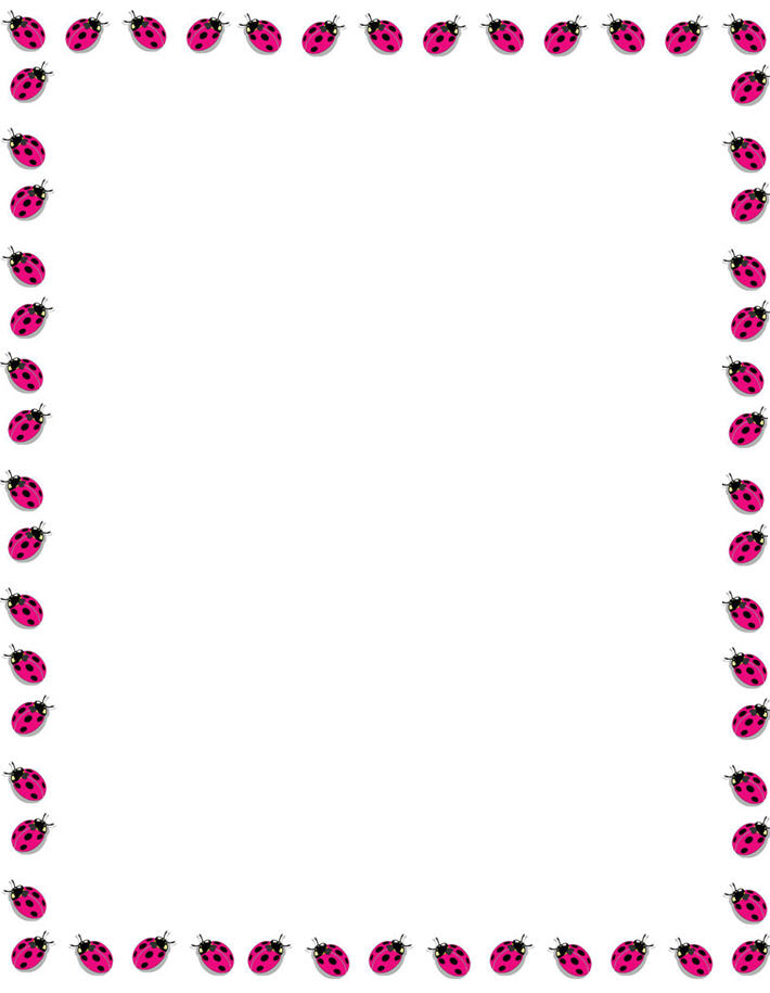 Best Photos of Printable Ladybug Borders - Free Printable Ladybug ...