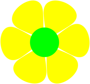 60s Flower Clipart