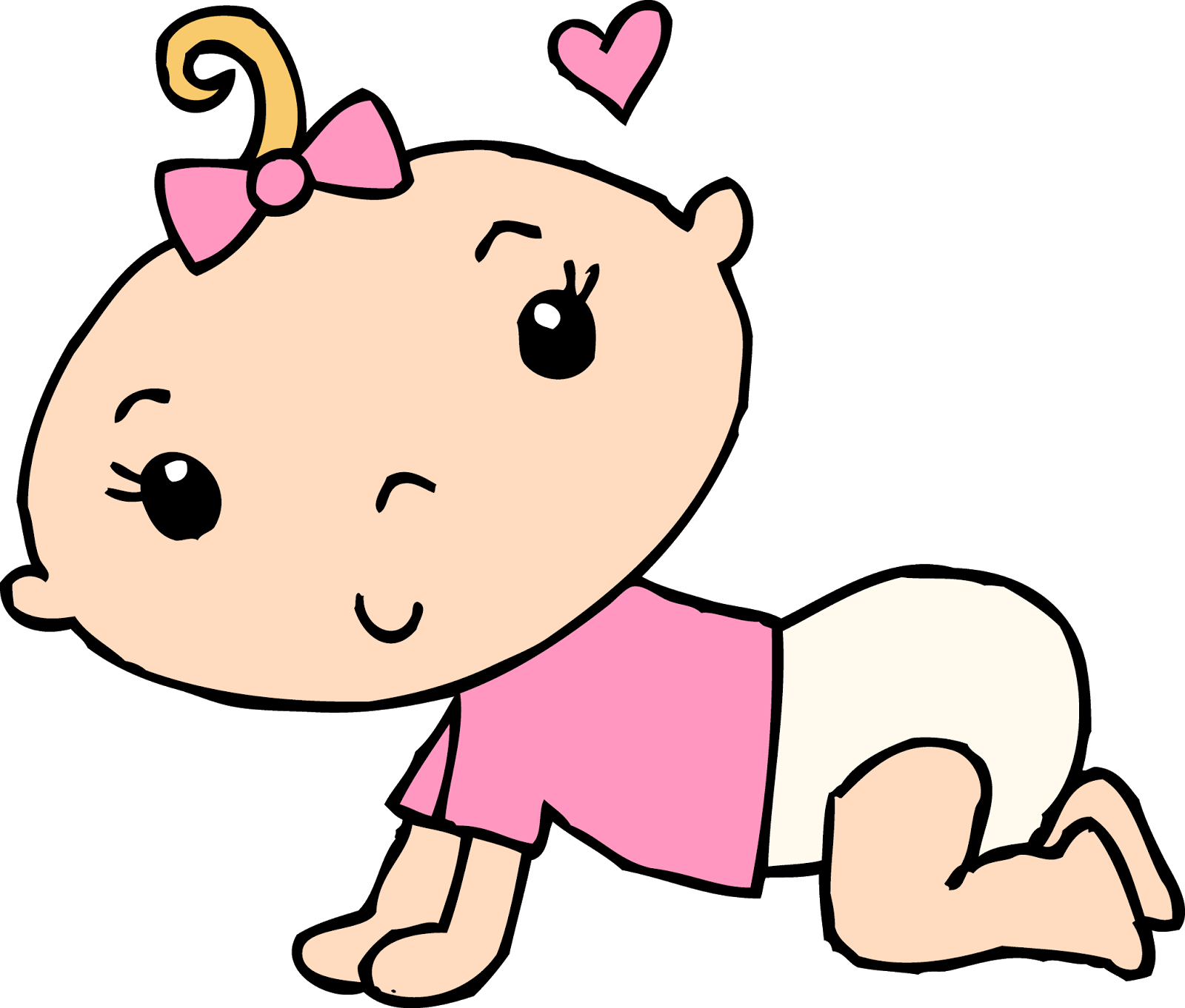 Baby girl clipart shower - ClipartFox