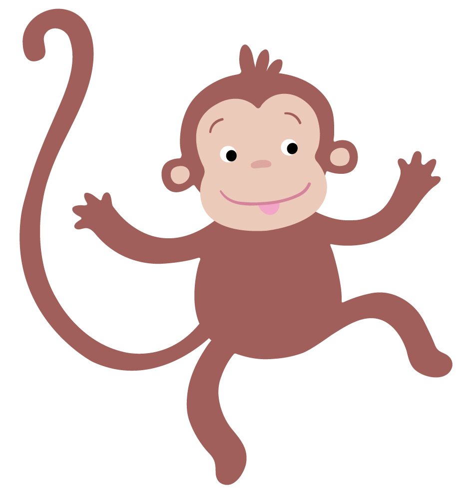 Simple Monkey Outline ClipArt Best