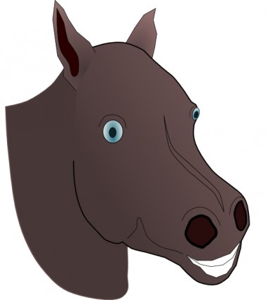 Horse Head Vector | Free Download Clip Art | Free Clip Art | on ...