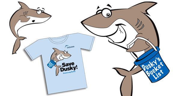 DPI Creates Dusky the Shark Character for Oceana | dpi advertising