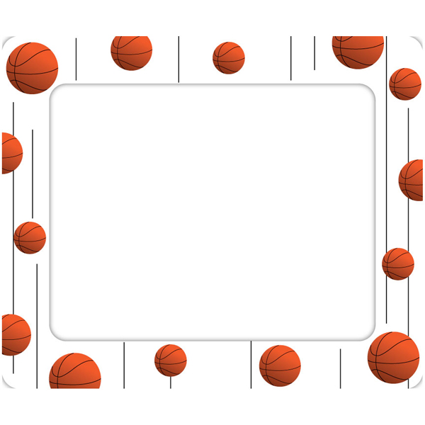 Free basketball clipart borders