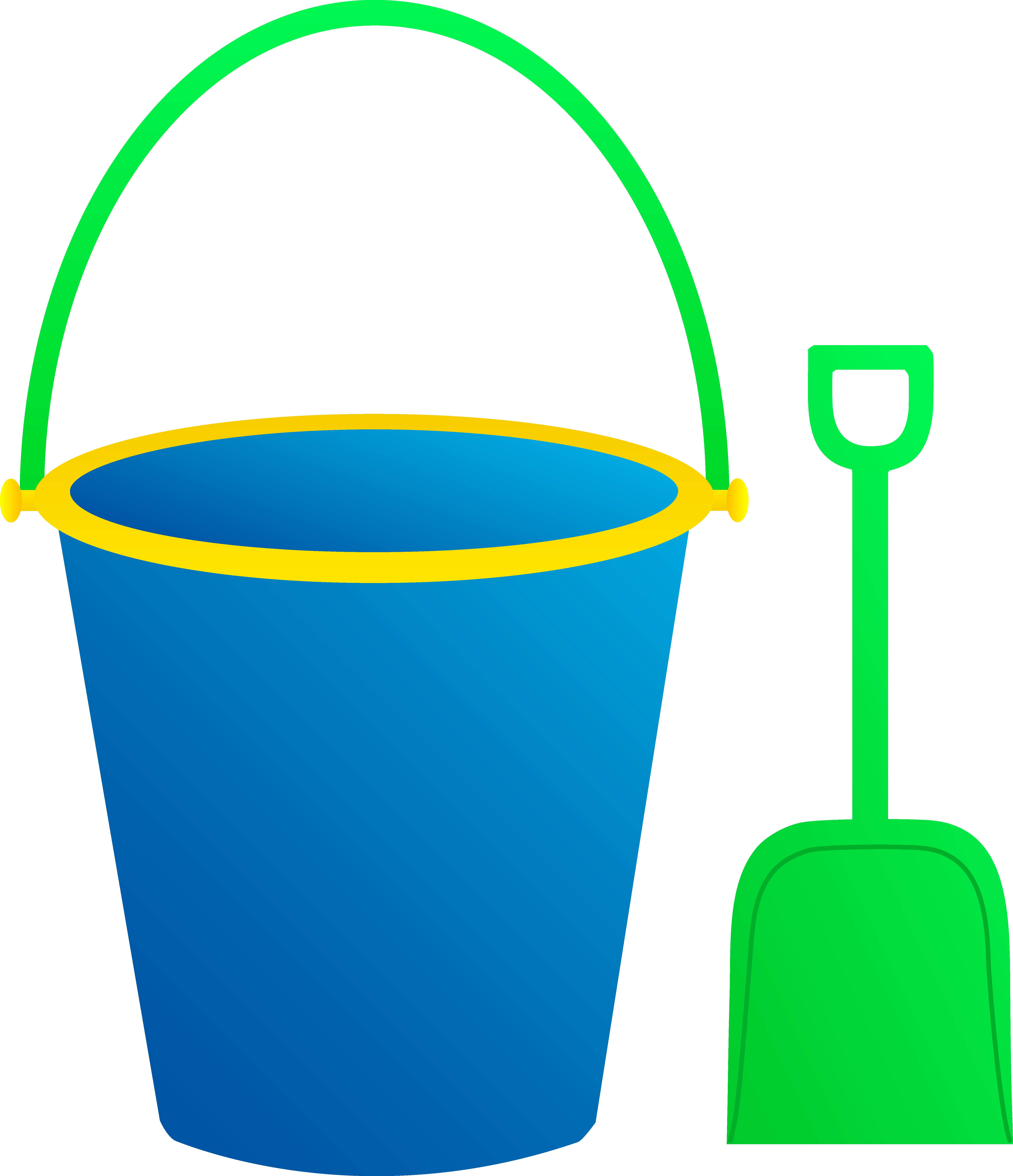 Bucket and spade clip art - ClipartFox