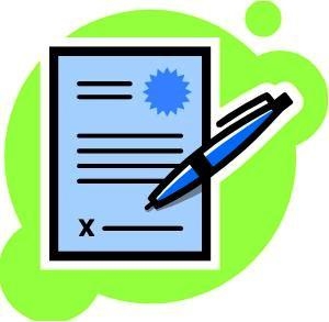 Filling Out Forms Clipart