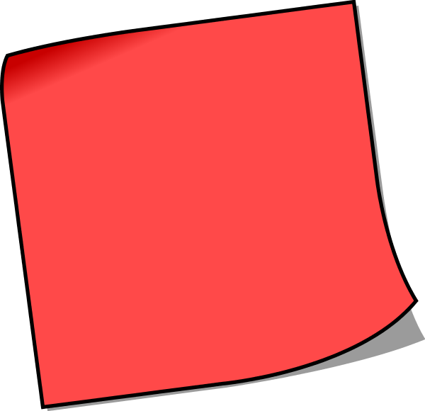 Colored Sticky Note Png