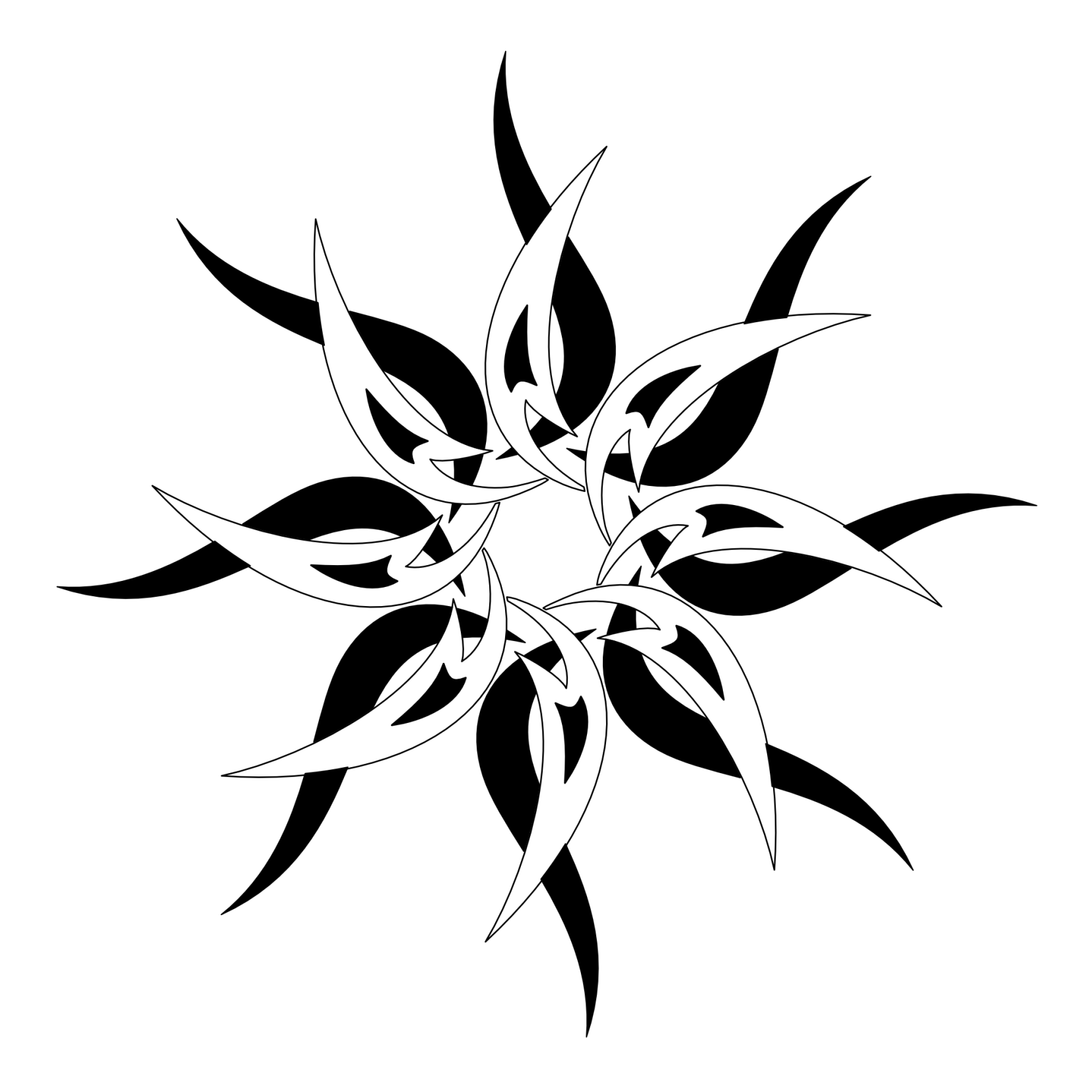 Tribal Sun Tattoos - Designs and Ideas