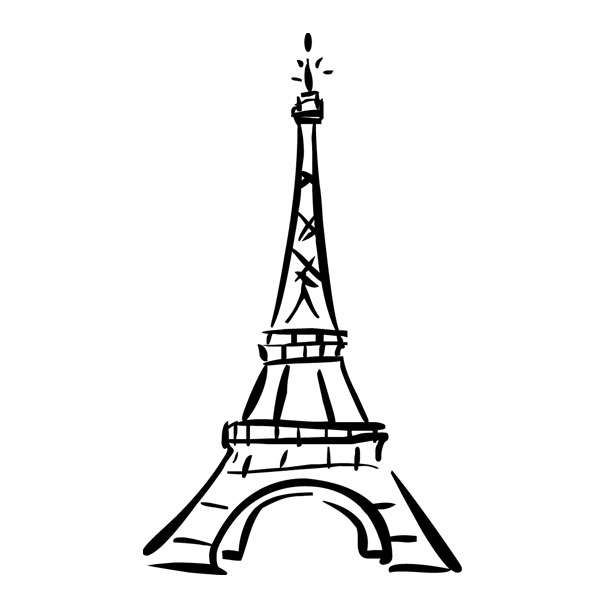 Eiffel Tower Cute Cartoon - ClipArt Best