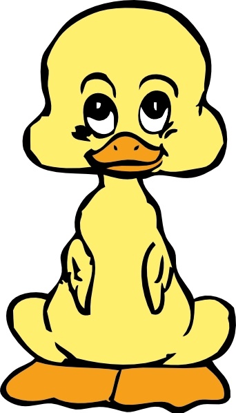 Baby Duck Clipart - Tumundografico