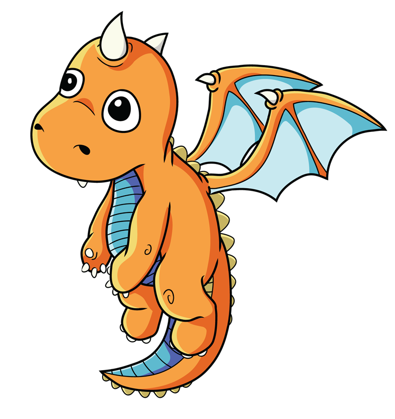 Baby Fire Dragon Clipart - ClipArt Best