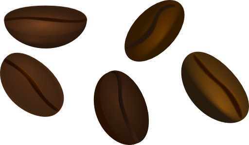 Coffee bean clipart free