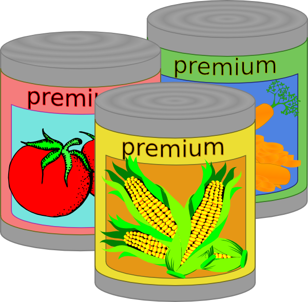 Canned food clipart png