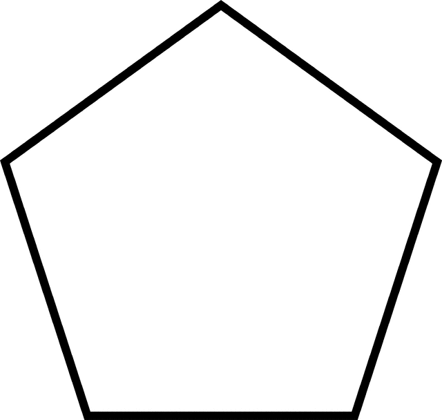 Regular polygon clipart