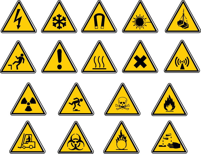 Workplace Hazard Signs - ClipArt Best