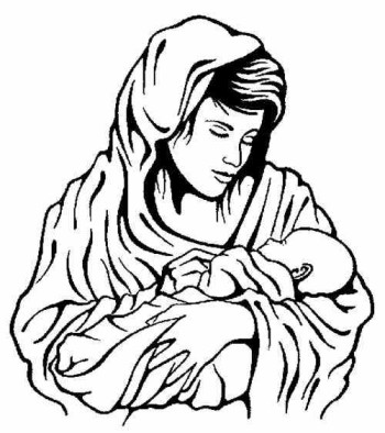 Mary mother of jesus clipart - ClipartFox