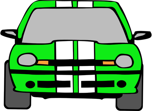 Car front view vector graphics | Public domain vectors
