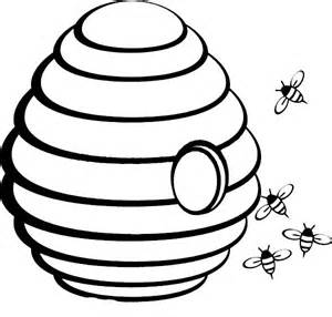 Beehive Coloring Pages