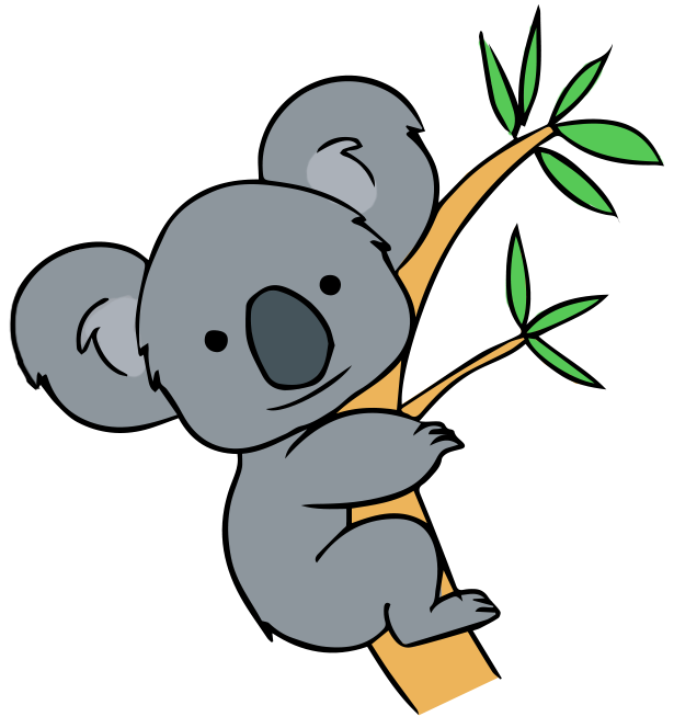 Koala clipart images