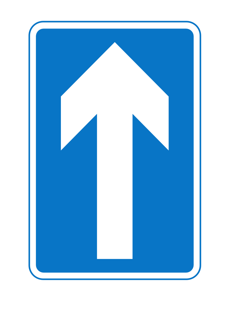 Clipart road signs uk