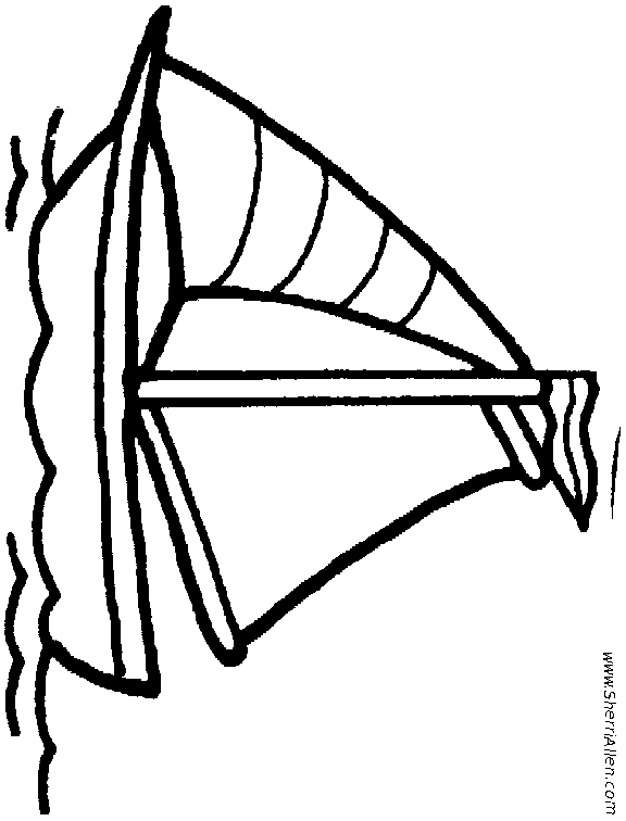 Boat Coloring Pages for Sailboat coloring page - Drawing inspiration