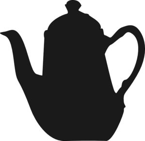 Teapot Silhouette Clipart