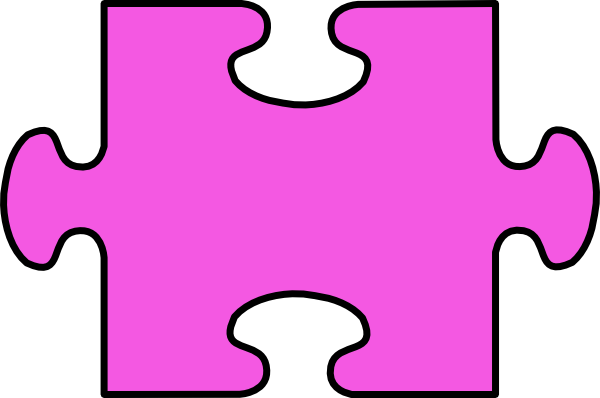 Purple Jigsaw Clip Art - vector clip art online ...