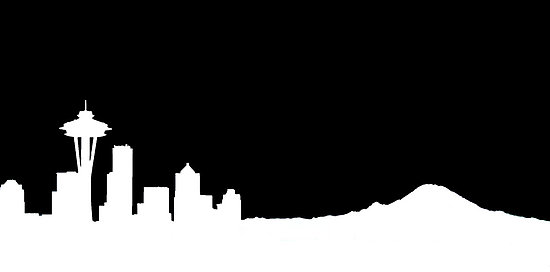 Seattle Skyline Silhouette - ClipArt Best