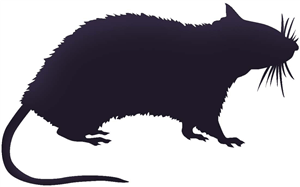 Silhouette Online Store - View Design #21880: rat silhouette