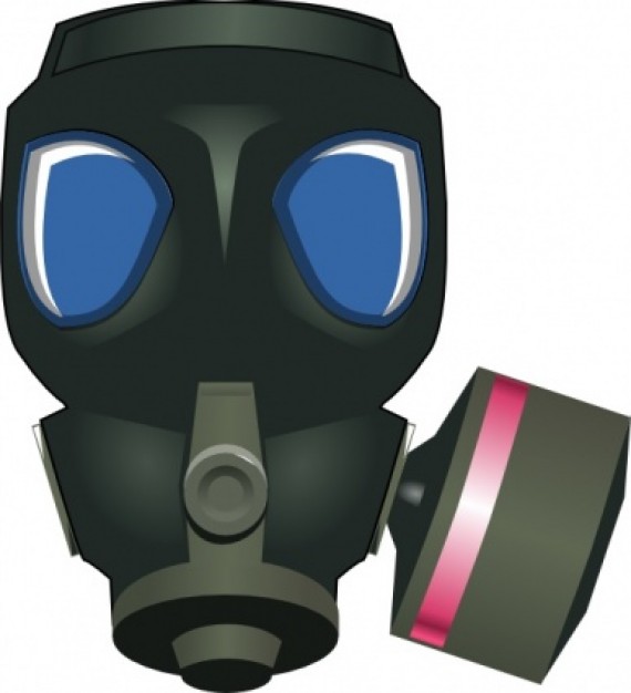 Gas Mask clip art | Download free Vector