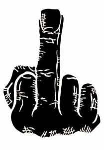 Free 439 Middle Finger Cell Phone Wallpaper