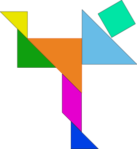 Tangram puzzles printable DUÅ AN Ä?ECH