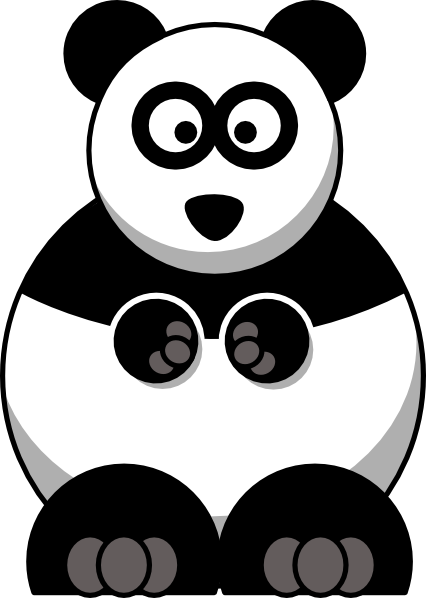 Panda Toy Clip art - Animal - Download vector clip art online