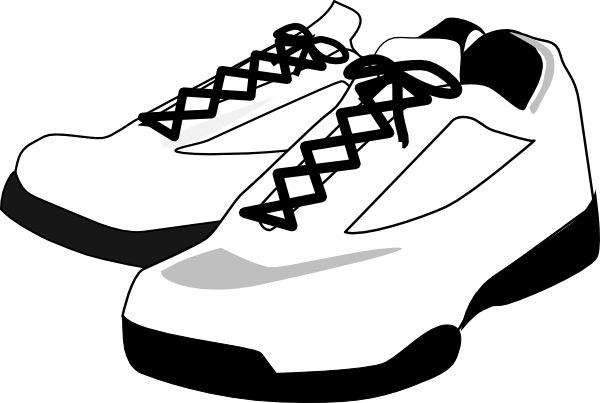 Running, Shoes clip art - vector clip art online, royalty free ...