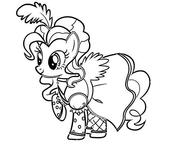 Lovely Pinkie Pie in My Little Pony Coloring Page - Download ...