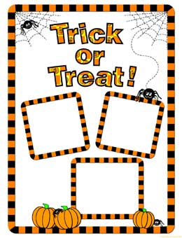 Free printable, digital, scrapbook pages, Halloween, monotone ...