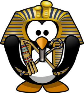 Egyptian Penguin clip art - vector clip art online, royalty free ...