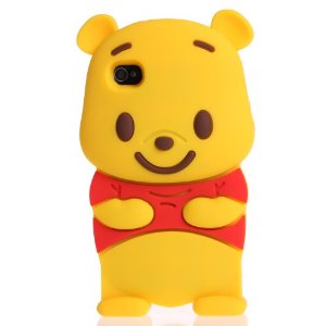 Winnie the Pooh 3D Cartoon Soft Shell Case for iPhone ...