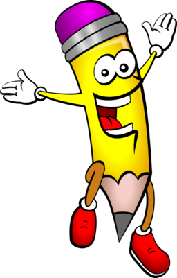 Happy Pencil Clipart Royalty Free Public Domain Clipart