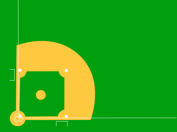 Blank Baseball Field Diagram