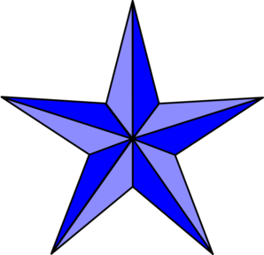 Blue Nautical Star clip art - Free Clipart Images