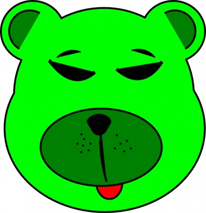 Bear Face Clip Art