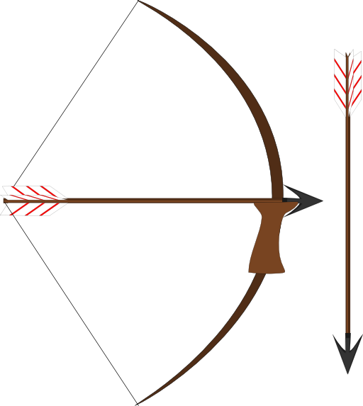 Archery bow clipart