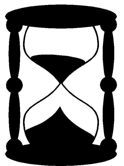 Clipart hourglass silhouette