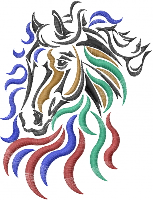 Animals(Machine Embroidery Designs) Embroidery Design: Horse Head ...