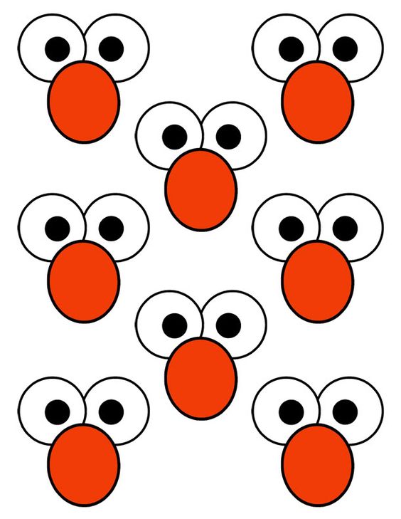 Free Printable Elmo Face Template ClipArt Best